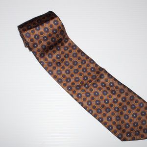 Mens Tie, Valentino Cravatte, Made in Italy, Bronz